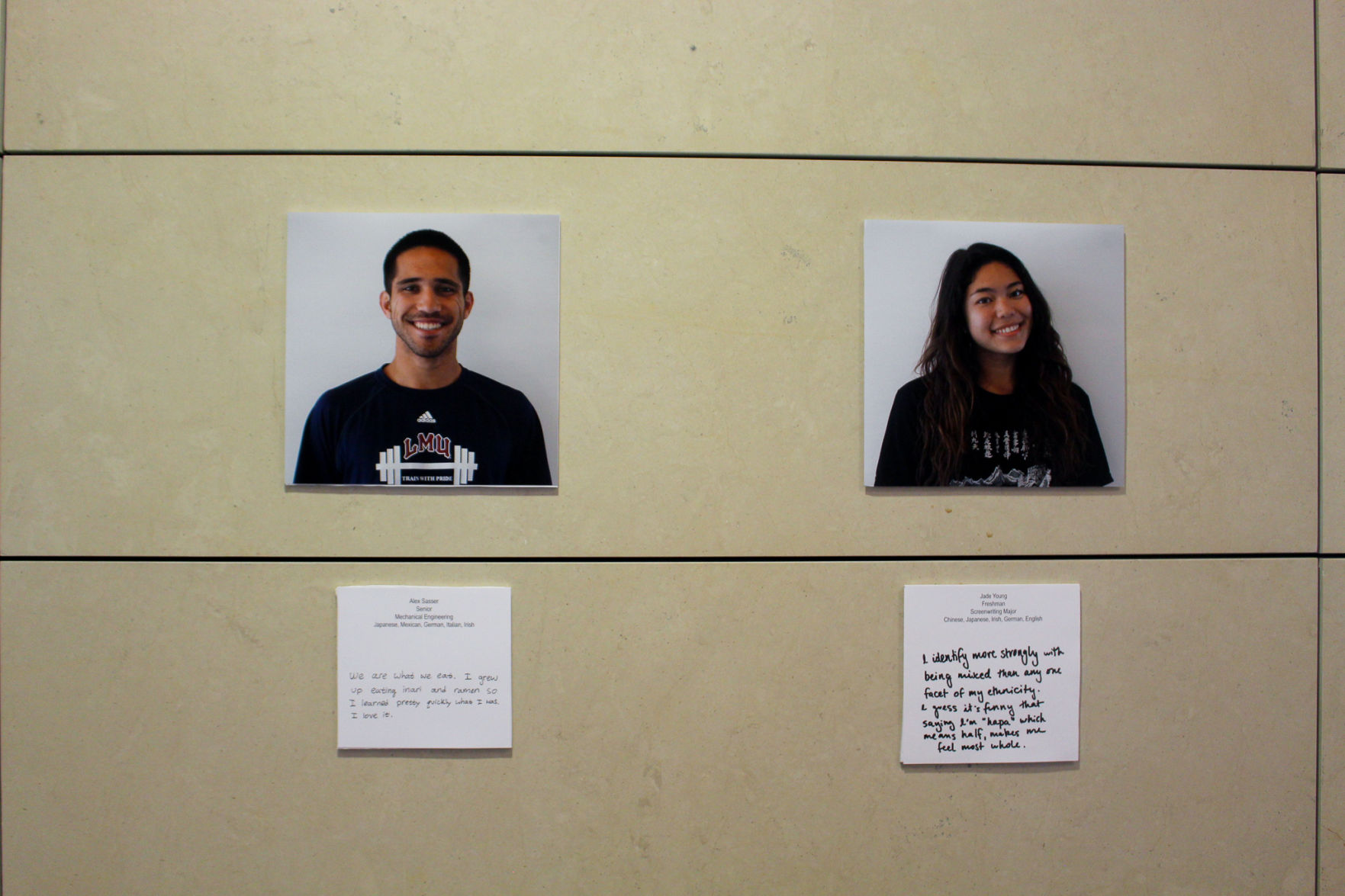Library exhibit celebrates mixed-race students